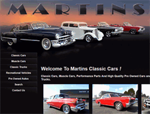 Tablet Screenshot of martinsauto.com